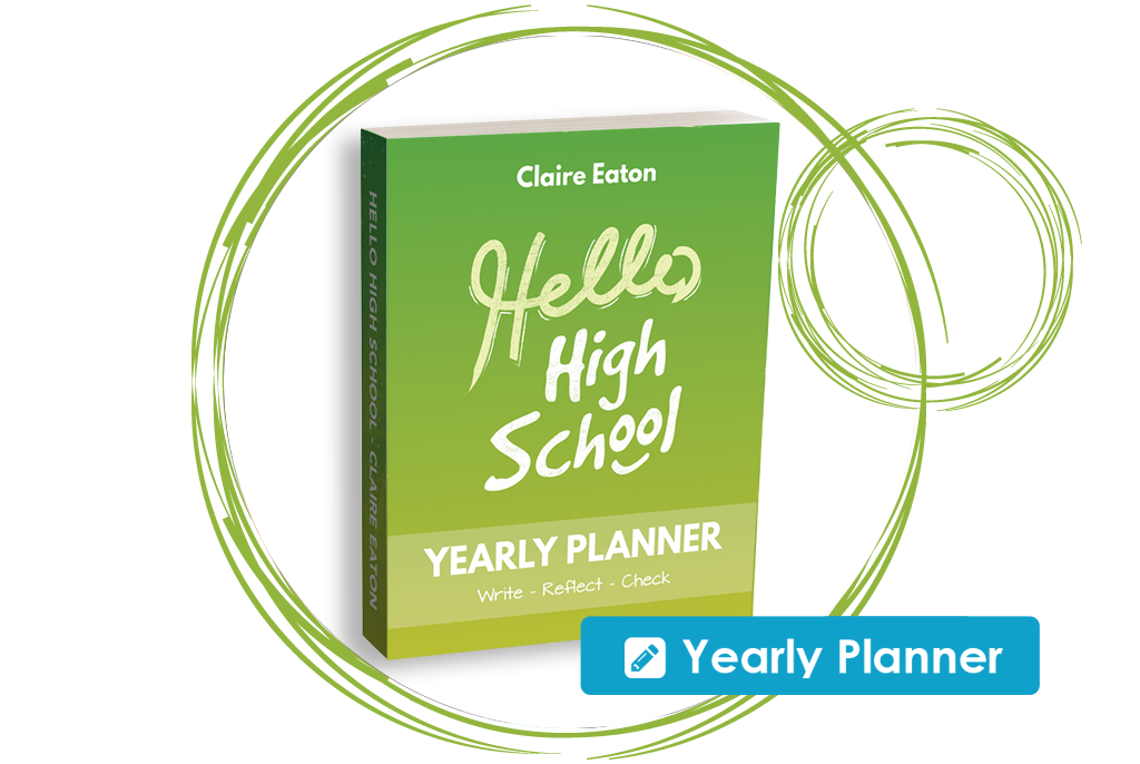 Hello High School Yearly Planner by Claire Eaton
