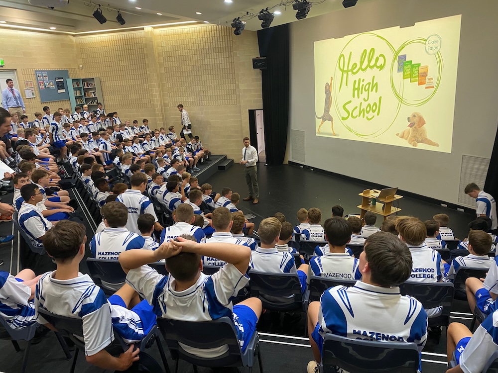 Hello High School presentation in schools